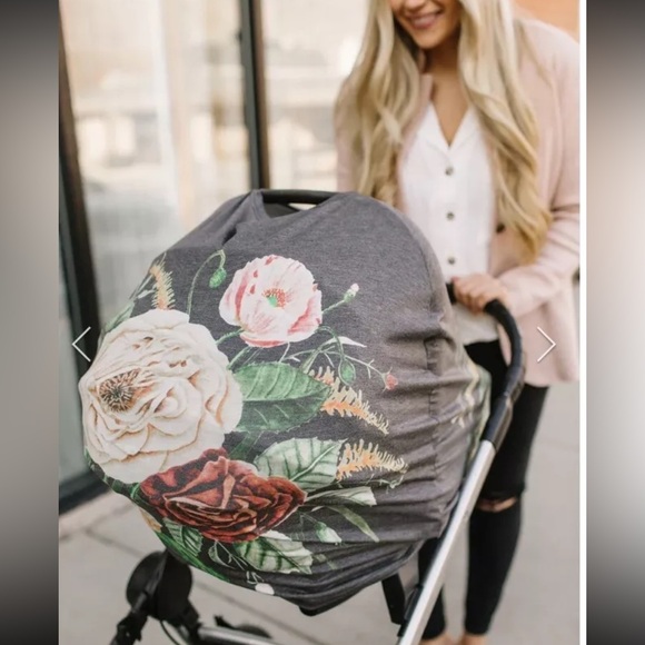 3/$30 NEW Copper Pearl Baby Car Seat Scarf Cart Nursing Cover 5 In 1 Multi Use - Picture 2 of 11